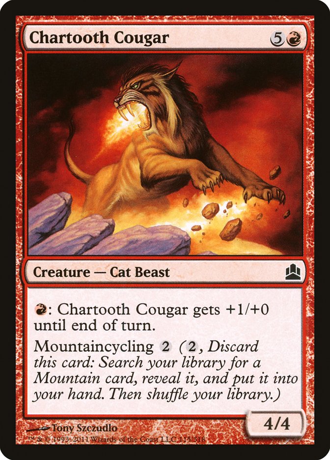 Chartooth Cougar [Commander 2011] | Nerdhalla Games