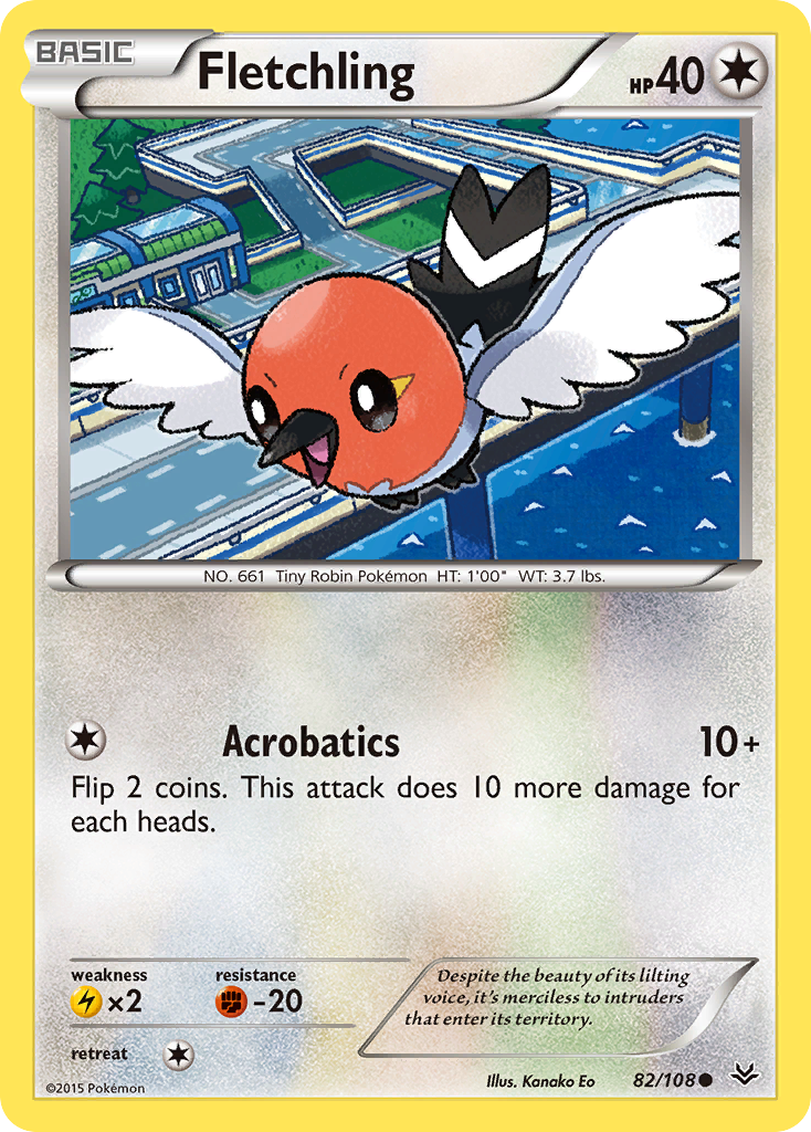 Fletchling (82/108) [XY: Roaring Skies] | Nerdhalla Games