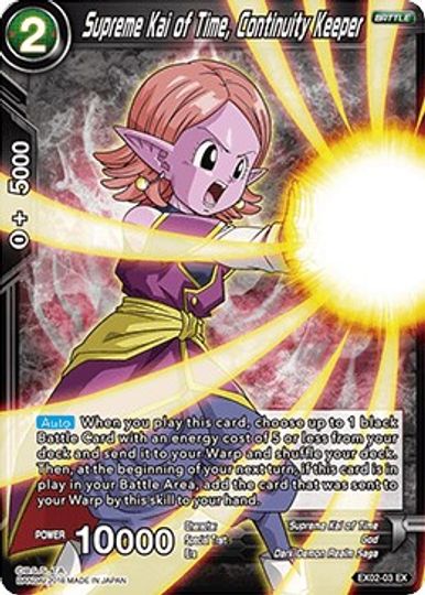 Supreme Kai of Time, Continuity Keeper (EX02-03) [Dark Demon's Villains] | Nerdhalla Games