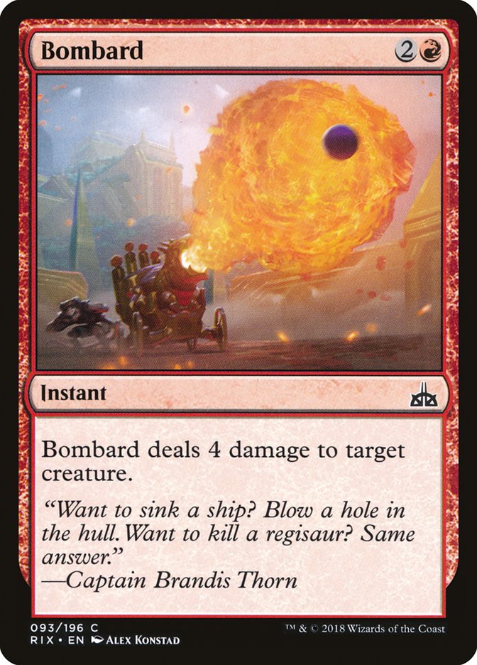 Bombard [Rivals of Ixalan] | Nerdhalla Games