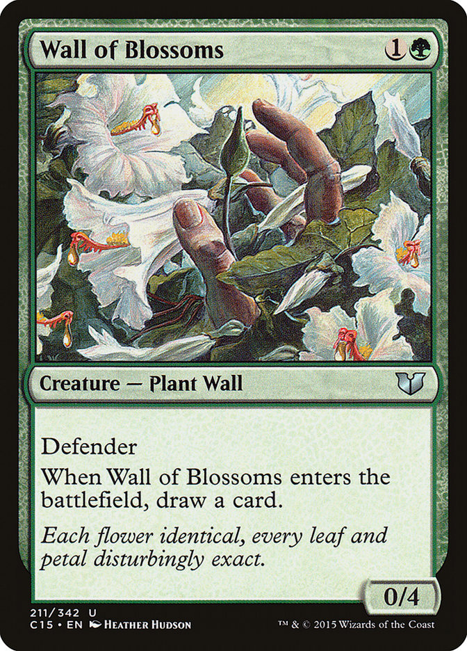 Wall of Blossoms [Commander 2015] | Nerdhalla Games