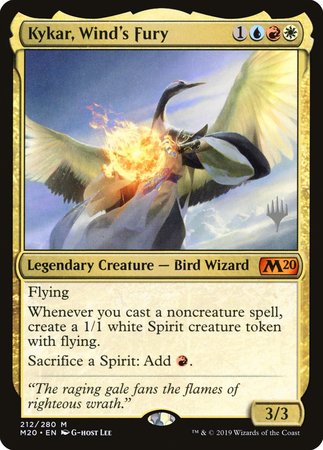 Kykar, Wind's Fury [Core Set 2020 Promos] | Nerdhalla Games