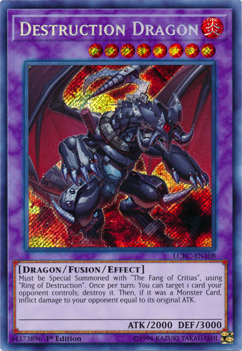 Destruction Dragon [LCKC-EN108] Secret Rare | Nerdhalla Games