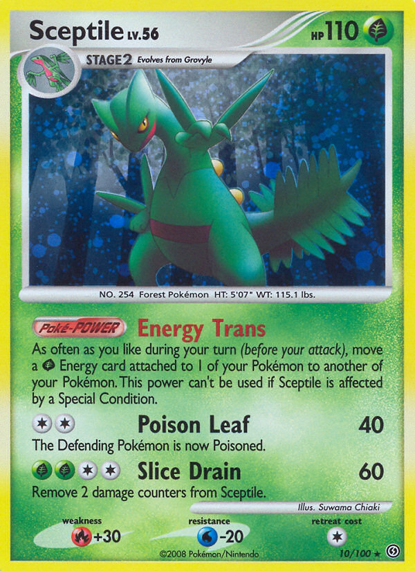 Sceptile (10/100) [Diamond & Pearl: Stormfront] | Nerdhalla Games