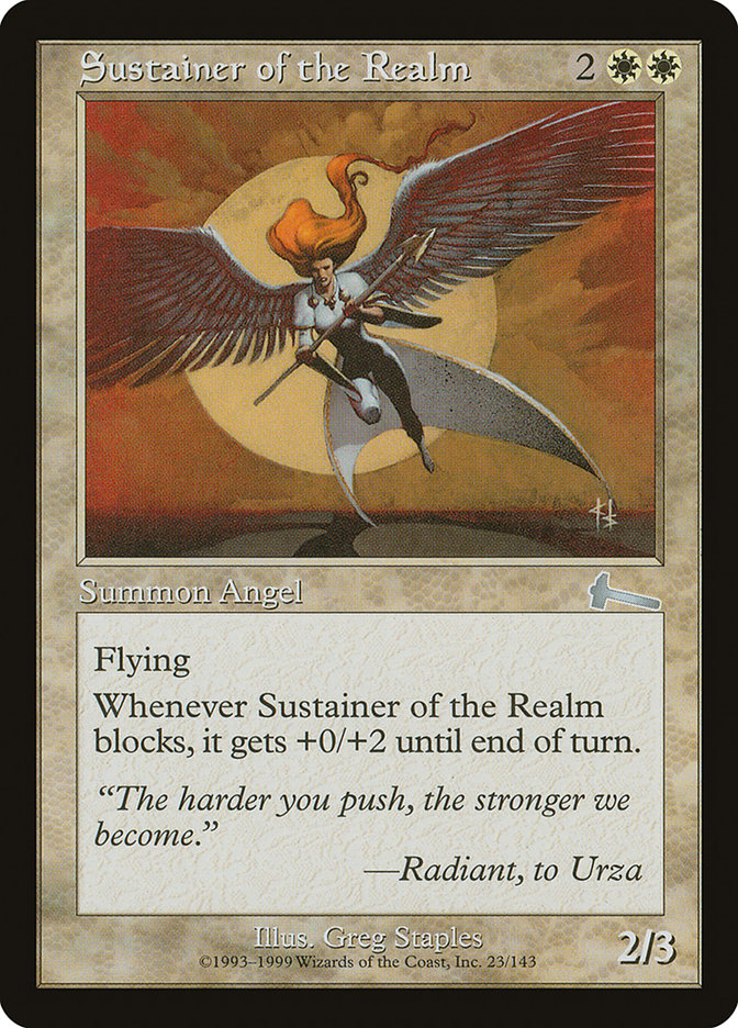 Sustainer of the Realm [Urza's Legacy] | Nerdhalla Games