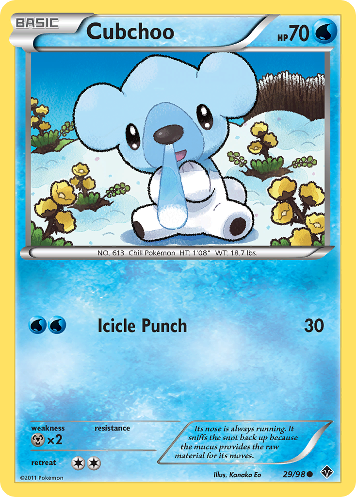 Cubchoo (29/98) [Black & White: Emerging Powers] | Nerdhalla Games