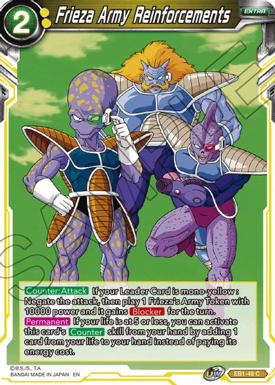 Frieza Army Reinforcements (EB1-48) [Battle Evolution Booster] | Nerdhalla Games