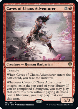 Caves of Chaos Adventurer [Commander Legends: Battle for Baldur's Gate] | Nerdhalla Games