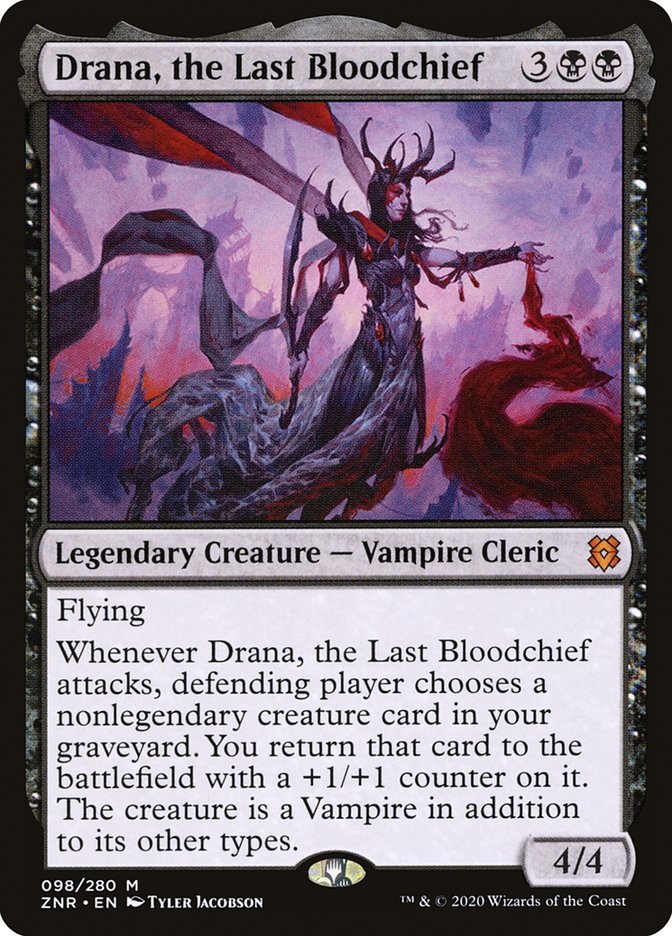 Drana, the Last Bloodchief [Zendikar Rising] | Nerdhalla Games