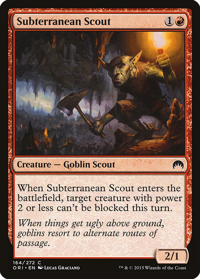 Subterranean Scout [Magic Origins] | Nerdhalla Games