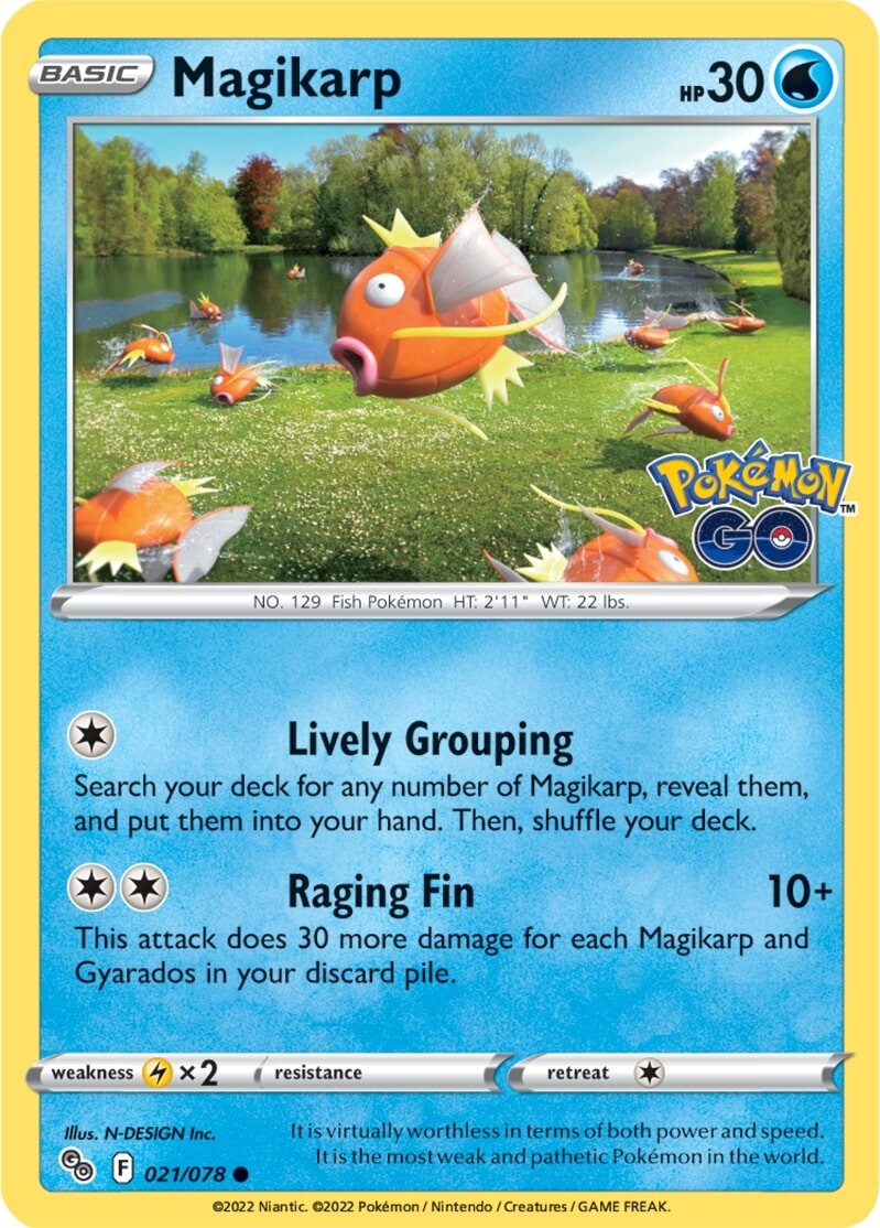 Magikarp (021/078) [Pokémon GO] | Nerdhalla Games