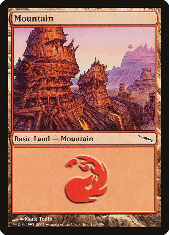 Mountain (299) [Mirrodin] | Nerdhalla Games