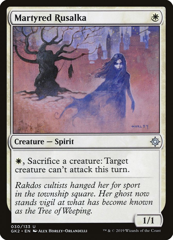 Martyred Rusalka [Ravnica Allegiance Guild Kit] | Nerdhalla Games