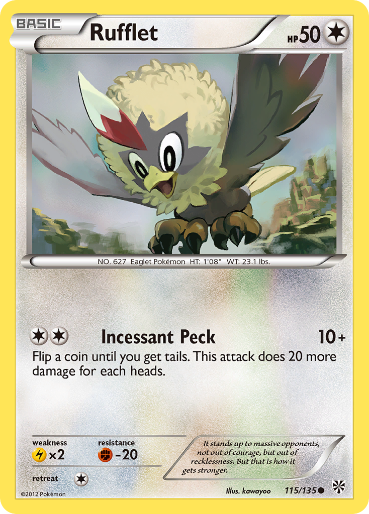 Rufflet (115/135) [Black & White: Plasma Storm] | Nerdhalla Games