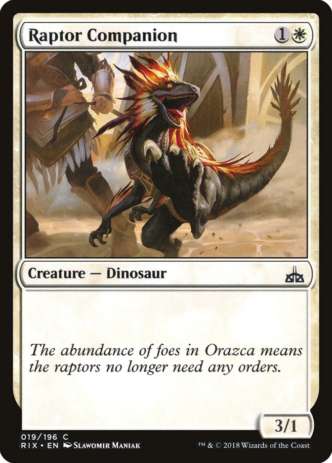 Raptor Companion [Rivals of Ixalan] | Nerdhalla Games