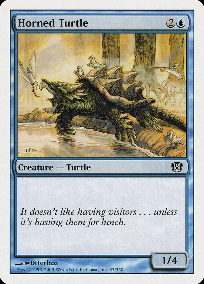 Horned Turtle [Eighth Edition] | Nerdhalla Games