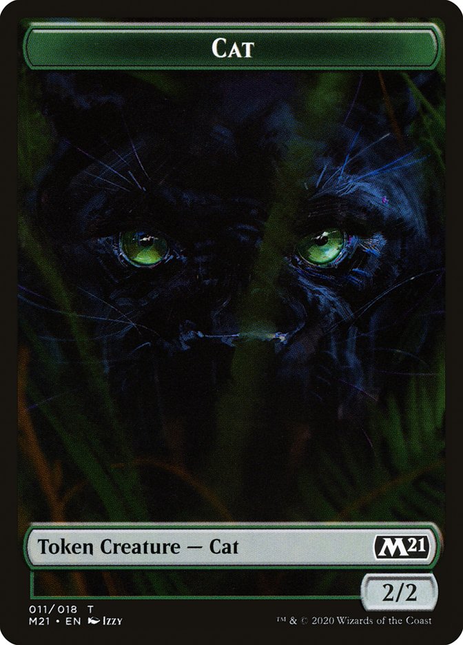 Cat (011/018) [Core Set 2021 Tokens] | Nerdhalla Games