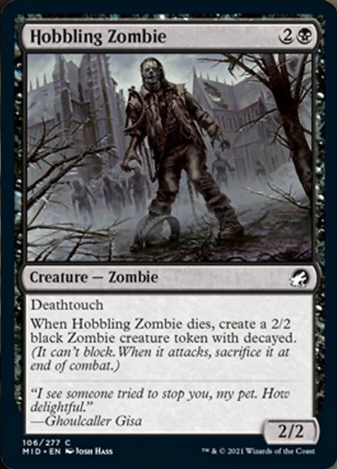 Hobbling Zombie [Innistrad: Midnight Hunt] | Nerdhalla Games