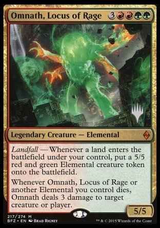 Omnath, Locus of Rage (Promo Pack) [Dungeons & Dragons: Adventures in the Forgotten Realms Promos] | Nerdhalla Games