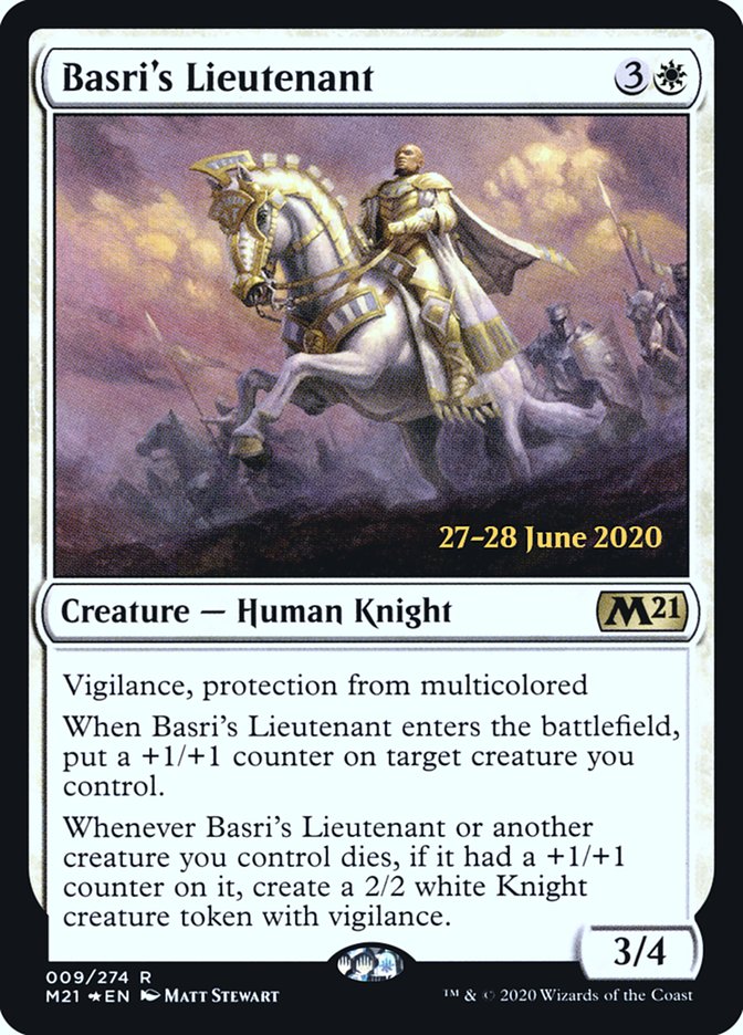 Basri's Lieutenant  [Core Set 2021 Prerelease Promos] | Nerdhalla Games