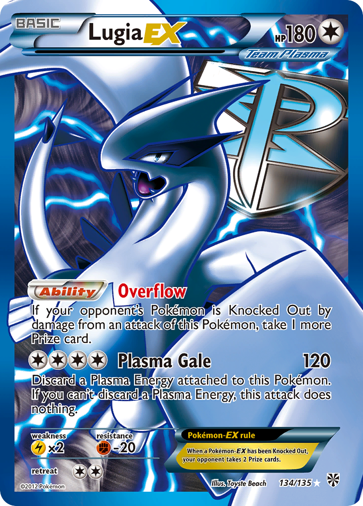 Lugia EX (134/135) [Black & White: Plasma Storm] | Nerdhalla Games