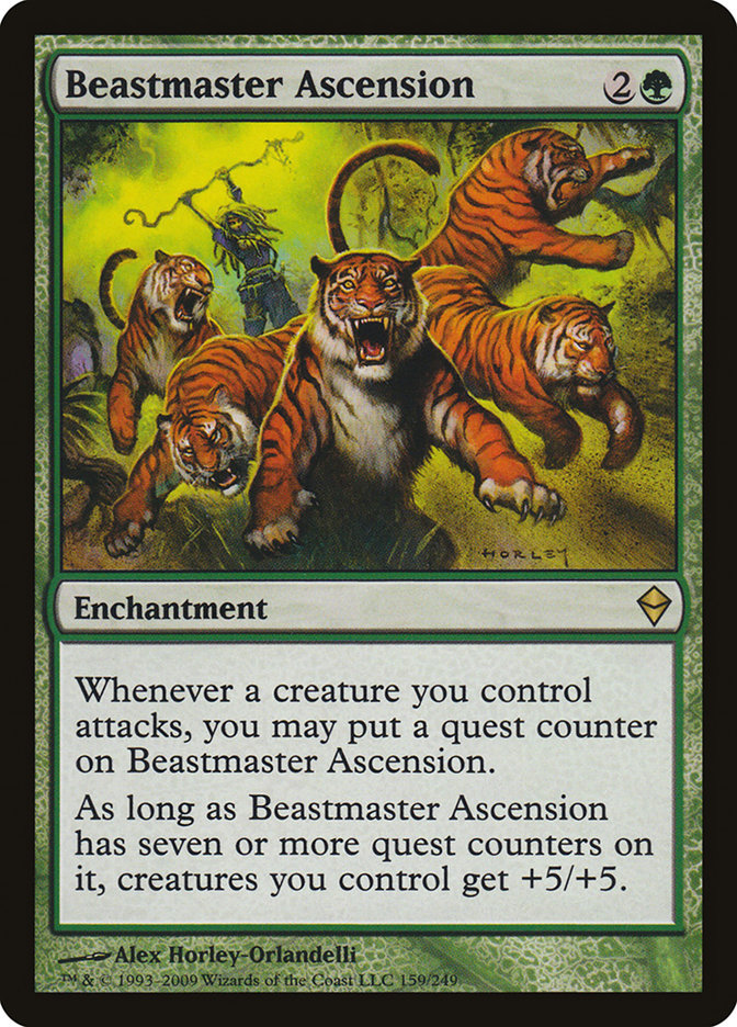 Beastmaster Ascension [Zendikar] | Nerdhalla Games