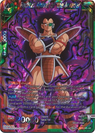 Raditz, Arrival of the Invader [BT8-105] | Nerdhalla Games