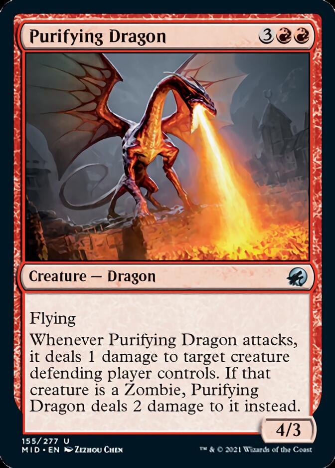 Purifying Dragon [Innistrad: Midnight Hunt] | Nerdhalla Games