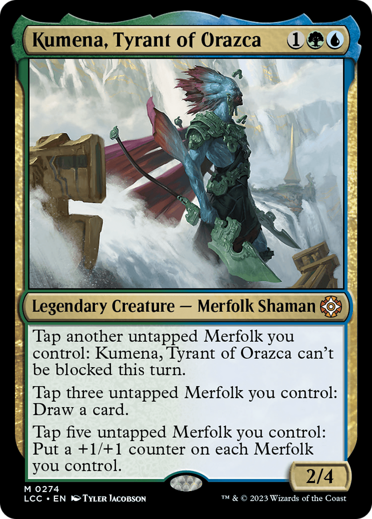 Kumena, Tyrant of Orazca [The Lost Caverns of Ixalan Commander] | Nerdhalla Games