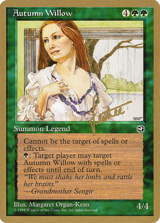 Autumn Willow (Bertrand Lestree) [Pro Tour Collector Set] | Nerdhalla Games