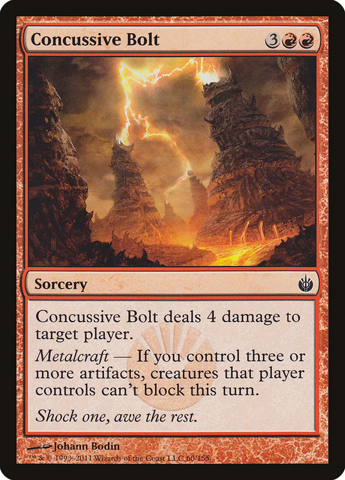 Concussive Bolt [Mirrodin Besieged] | Nerdhalla Games