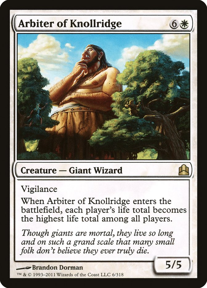 Arbiter of Knollridge [Commander 2011] | Nerdhalla Games