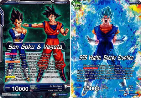 Son Goku & Vegeta // SSB Vegito, Energy Eruption [BT7-025] | Nerdhalla Games