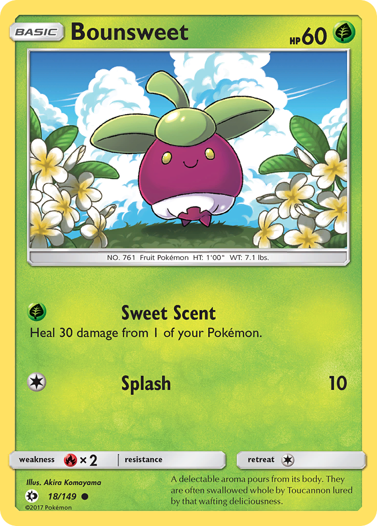 Bounsweet (18/149) [Sun & Moon: Base Set] | Nerdhalla Games