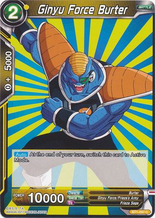 Ginyu Force Burter [BT1-097] | Nerdhalla Games