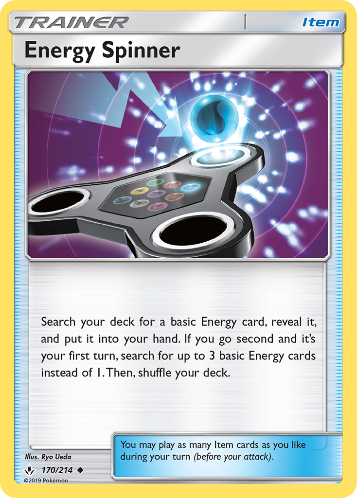 Energy Spinner (170/214) [Sun & Moon: Unbroken Bonds] | Nerdhalla Games