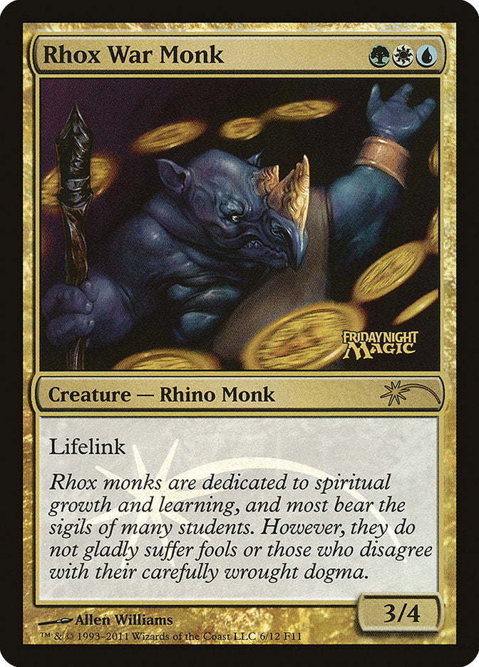 Rhox War Monk [Friday Night Magic 2011] | Nerdhalla Games