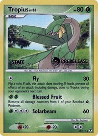 Tropius (52/111) (Staff Prerelease Promo) [Nintendo: Black Star Promos] | Nerdhalla Games