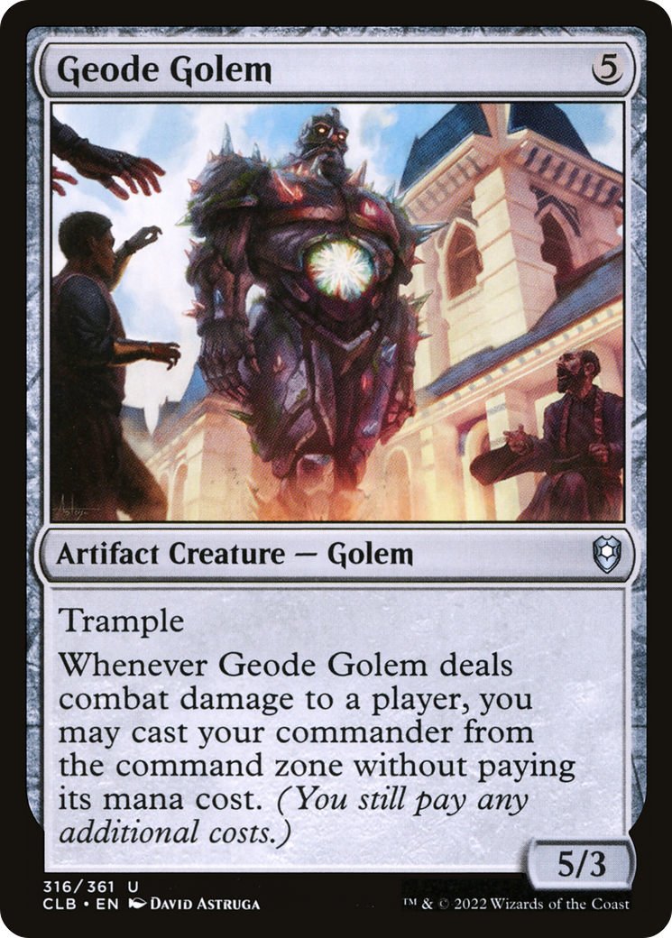 Geode Golem [Commander Legends: Battle for Baldur's Gate] | Nerdhalla Games