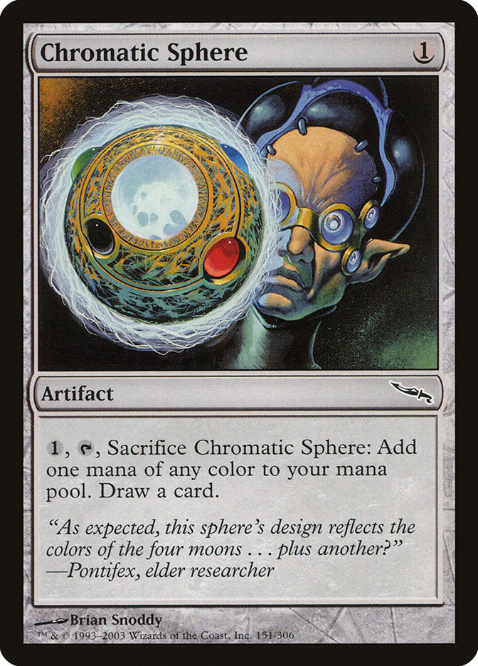 Chromatic Sphere [Mirrodin] | Nerdhalla Games