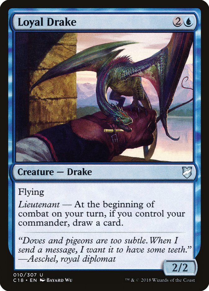 Loyal Drake [Commander 2018] | Nerdhalla Games