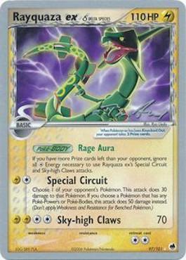 Rayquaza ex (97/101) (Delta Species) (Legendary Ascent - Tom Roos) [World Championships 2007] | Nerdhalla Games