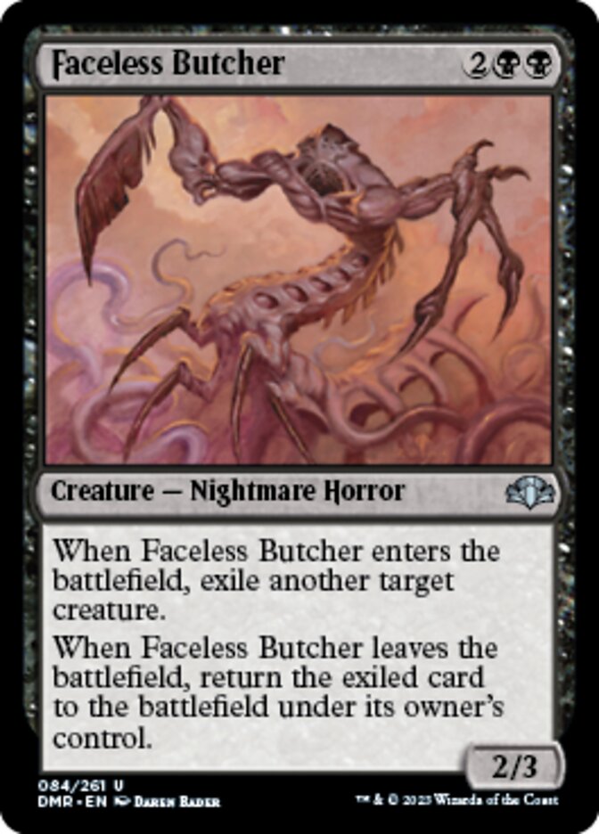 Faceless Butcher [Dominaria Remastered] | Nerdhalla Games