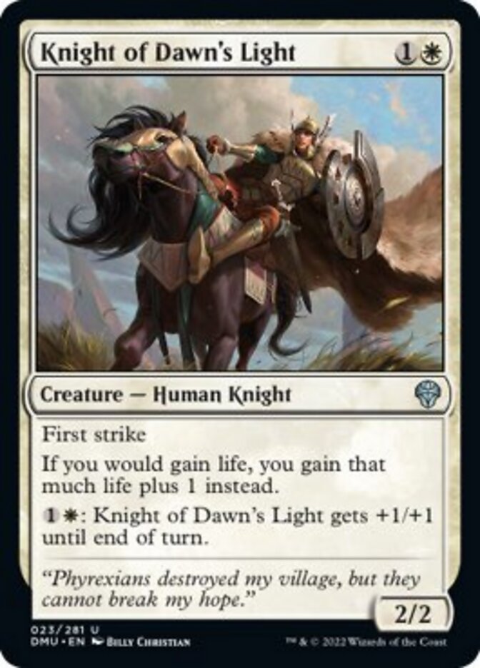 Knight of Dawn's Light [Dominaria United] | Nerdhalla Games