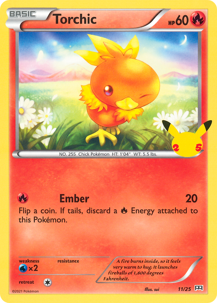 Torchic (11/25) [McDonald's 25th Anniversary] | Nerdhalla Games