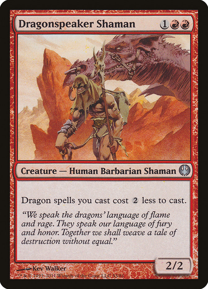 Dragonspeaker Shaman [Duel Decks: Knights vs. Dragons] | Nerdhalla Games