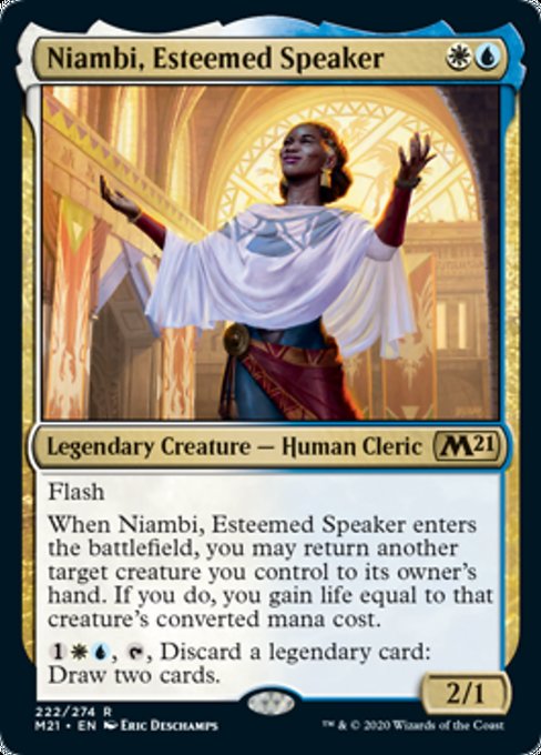 Niambi, Esteemed Speaker [Core Set 2021] | Nerdhalla Games