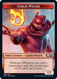 Goblin Wizard // Griffin Double-sided Token [Core Set 2021 Tokens] | Nerdhalla Games