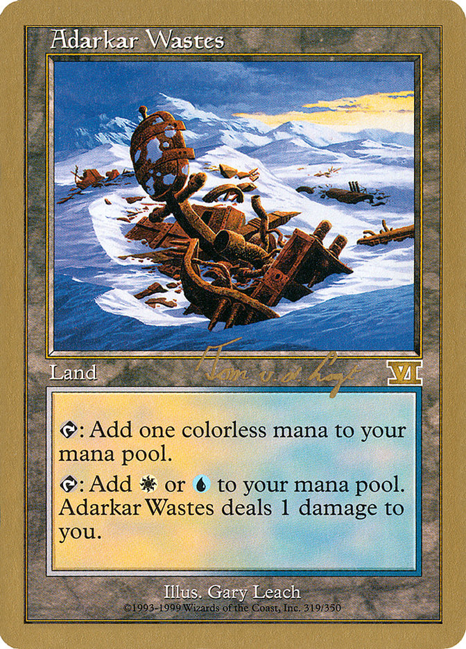 Adarkar Wastes (Tom van de Logt) [World Championship Decks 2000] | Nerdhalla Games