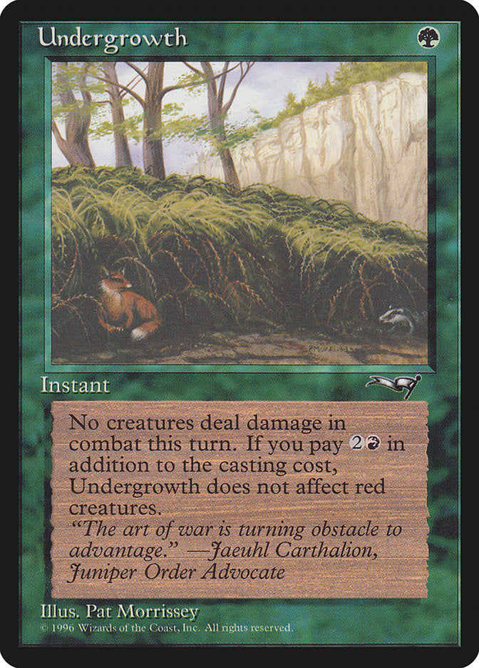 Undergrowth (Fox Art) [Alliances] | Nerdhalla Games